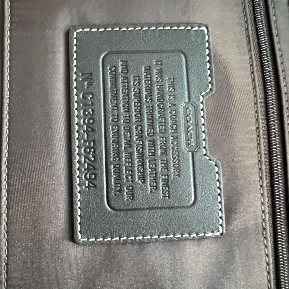 Coach Brown Leather Accessory - Picture 3 of 3